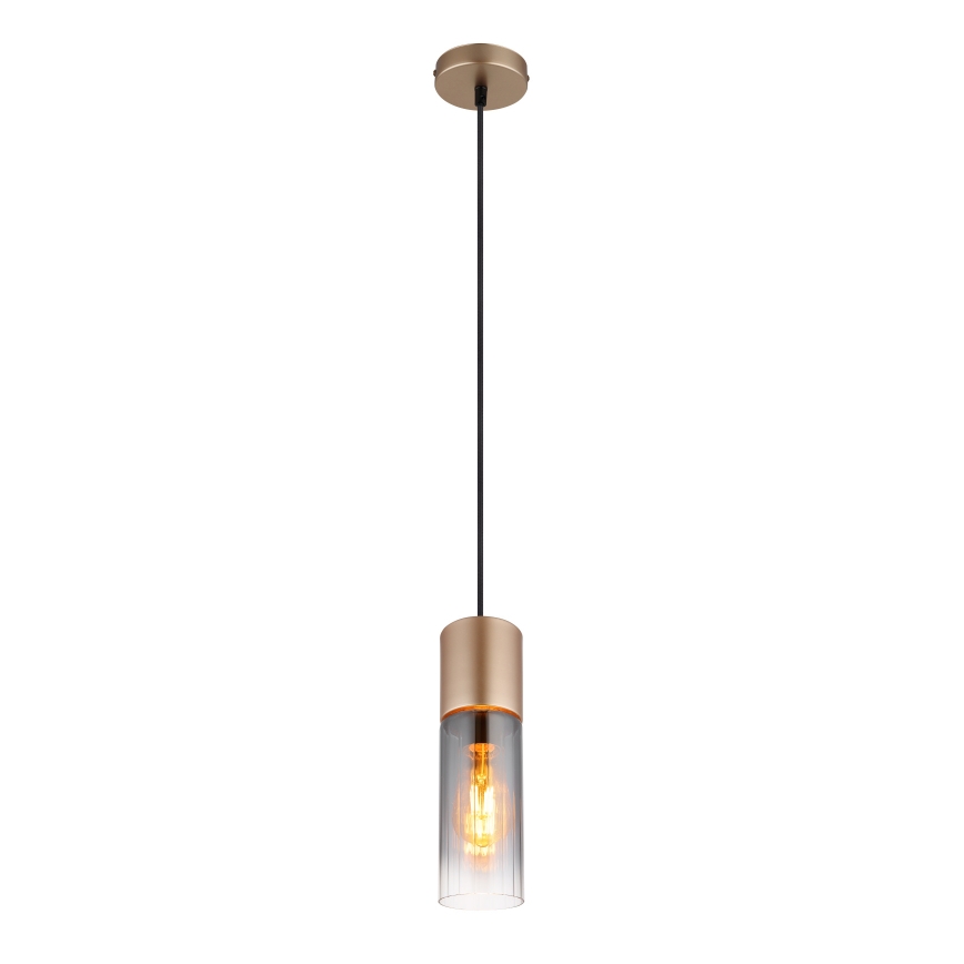 Globo - Пендел 1xE27/25W/230V бронзов Ø 10 см