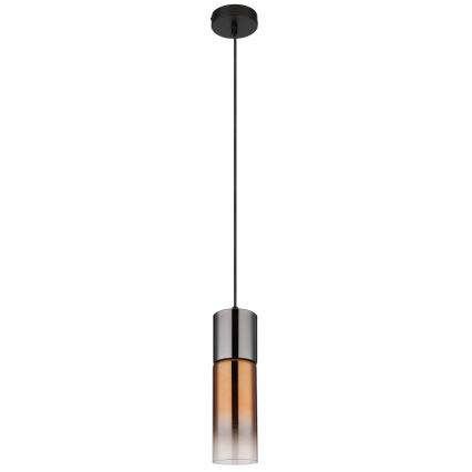 Globo - Пендел 1xE27/25W/230V Ø 10,5 см черен/меден