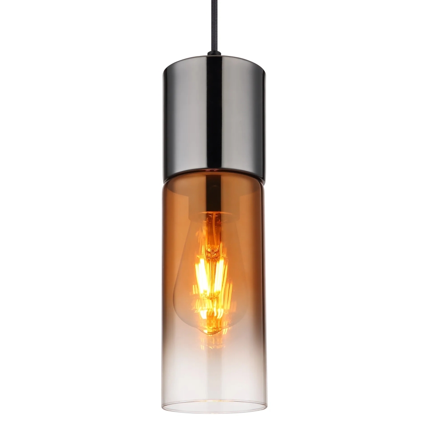 Globo - Пендел 1xE27/25W/230V Ø 10,5 см черен/меден