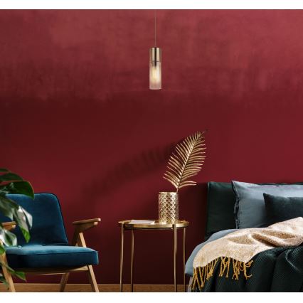 Globo - Пендел 1xE27/25W/230V Ø 10,5 см месинг