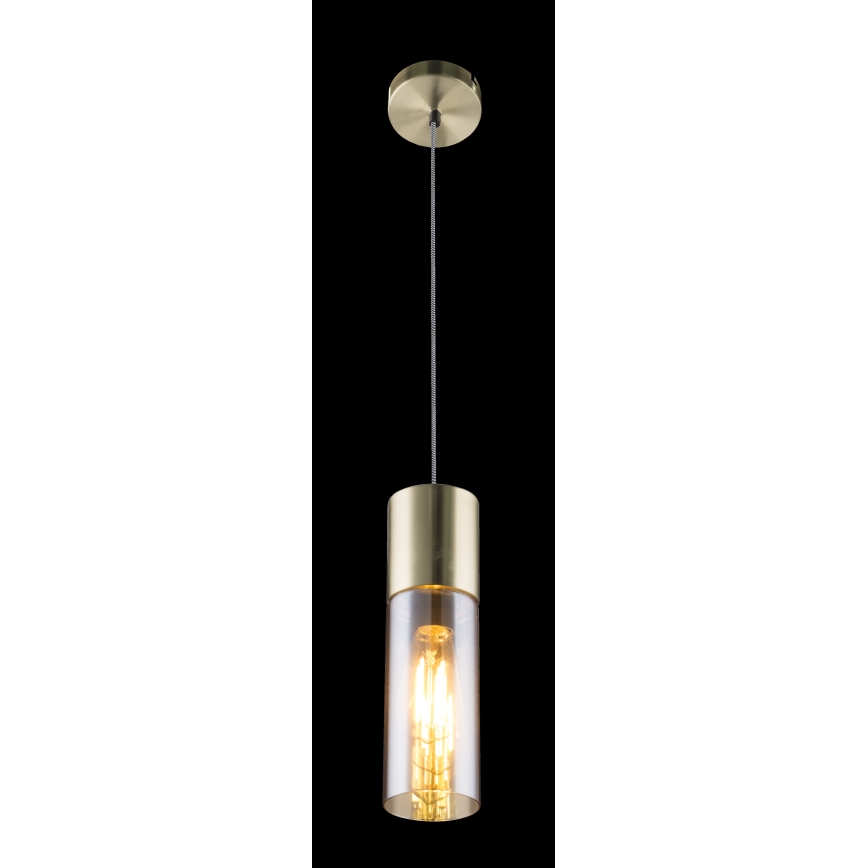 Globo - Пендел 1xE27/25W/230V Ø 10,5 см месинг