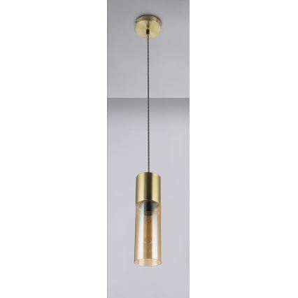 Globo - Пендел 1xE27/25W/230V Ø 10,5 см месинг