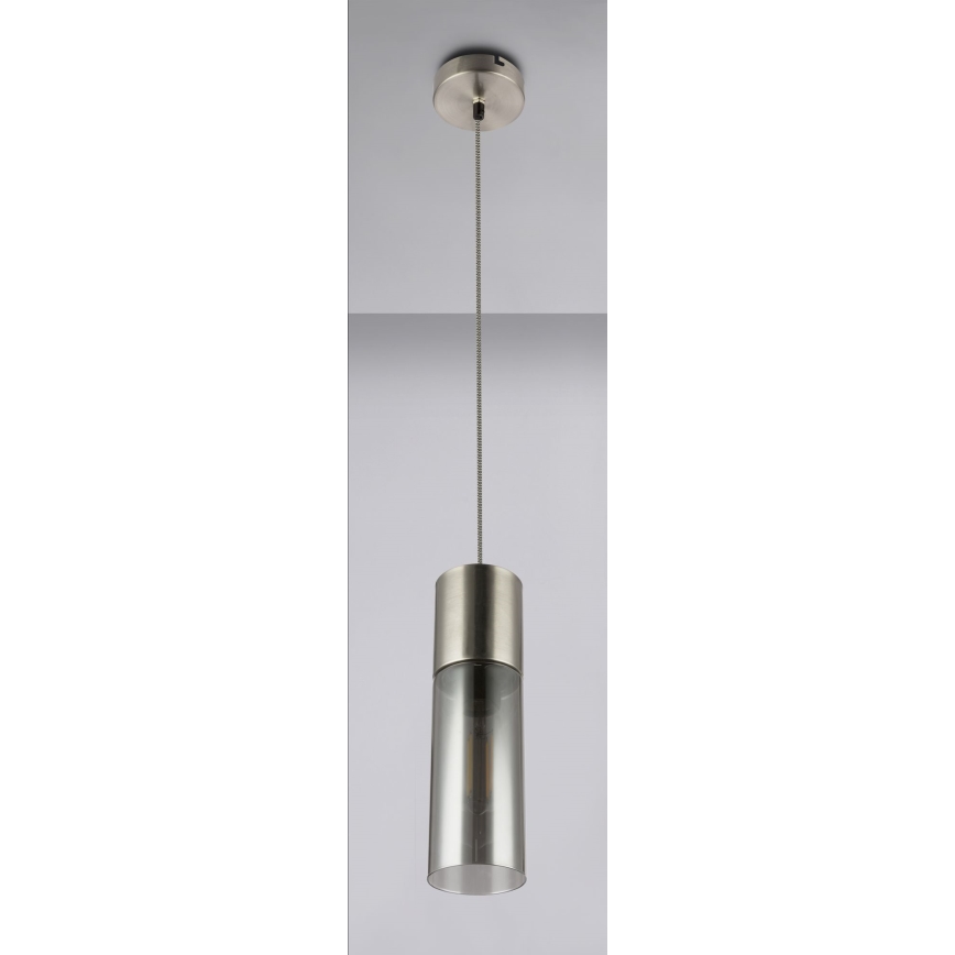 Globo - Пендел 1xE27/25W/230V Ø 10,5 см матов хром