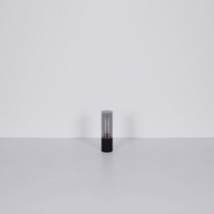 Globo - Сензорна настолна лампа 1xE27/25W/230V Ø 9 см черен