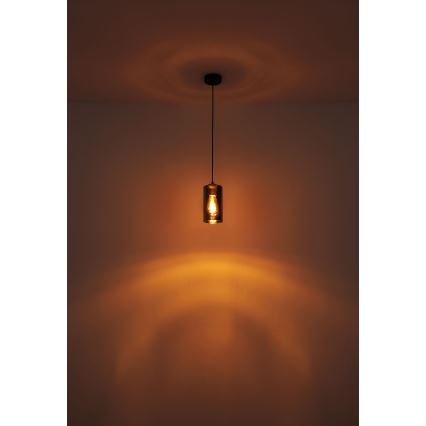 Globo - Пендел 1xE27/25W/230V Ø 11 см черен