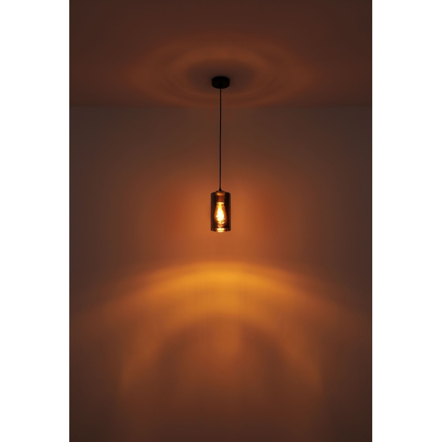 Globo - Пендел 1xE27/25W/230V Ø 11 см черен