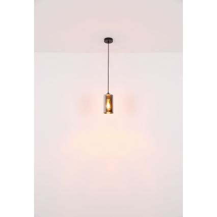 Globo - Пендел 1xE27/25W/230V Ø 11 см черен