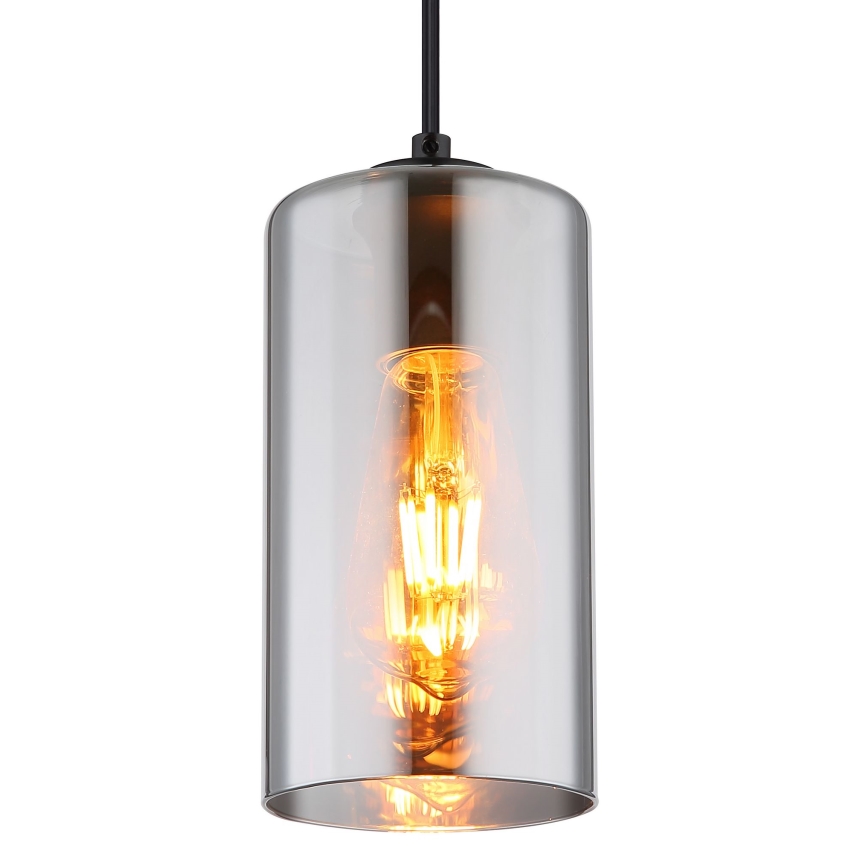 Globo - Пендел 1xE27/25W/230V Ø 11 см черен