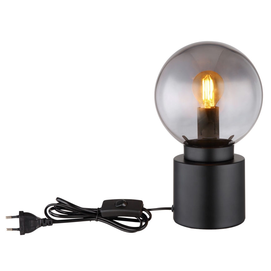 Globo - Настолна лампа 1xE14/25W/230V черен