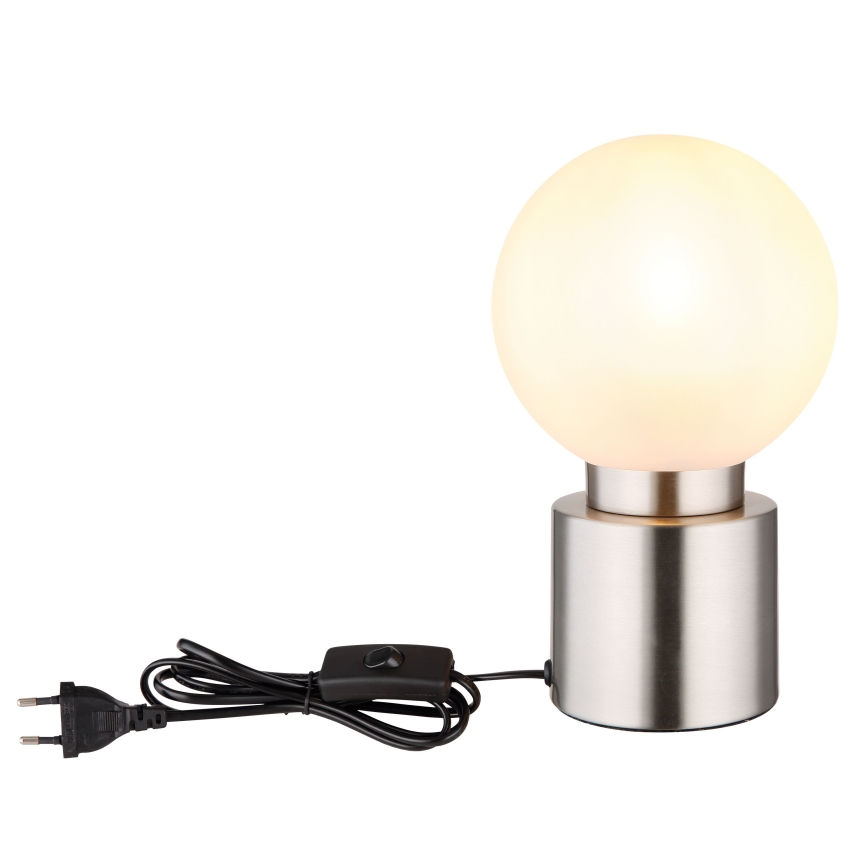 Globo - Настолна лампа 1xE14/25W/230V лъскав хром