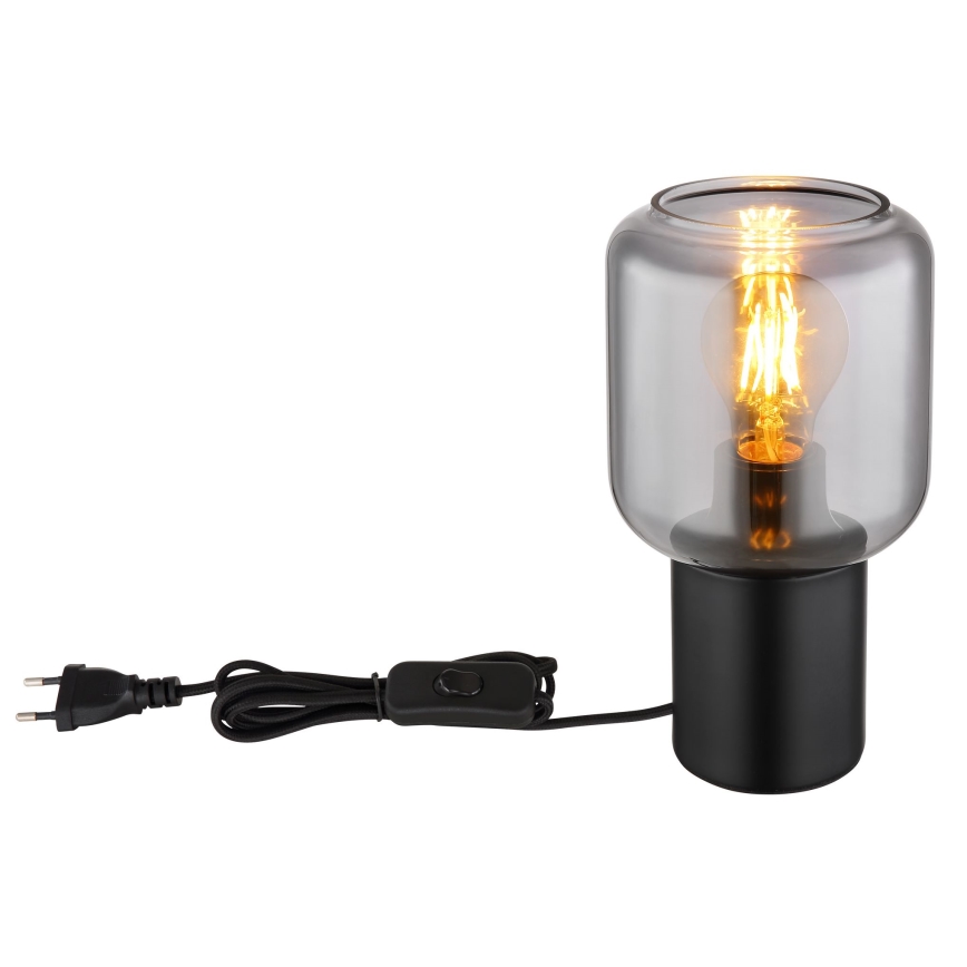 Globo - Настолна лампа 1xE27/40W/230V черен