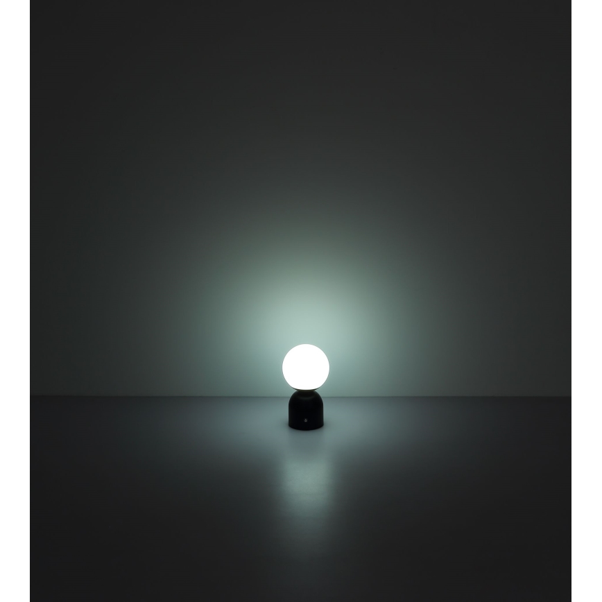 Globo - LED Димируема сензорна настолна лампа LED/2,5W/3,7V 2700/4000/65000K 1800 mAh USB черен