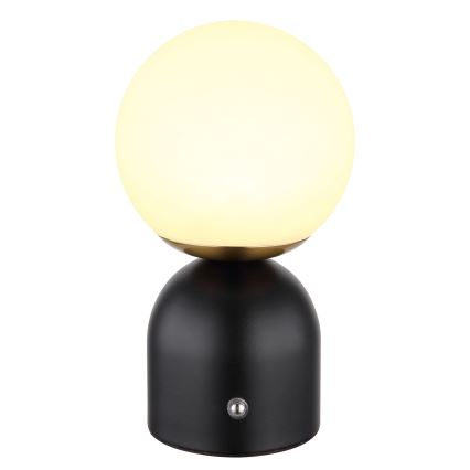 Globo - LED регулируема настолна лампа с докосване LED/2,5W/3,7V 2700/4000/6500K 1800 mAh USB черна