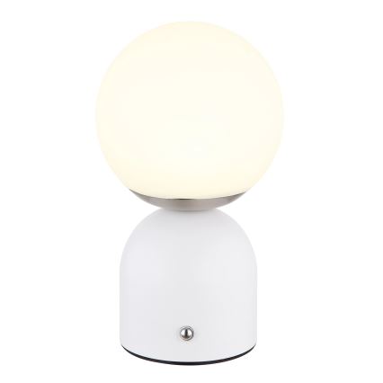 Globo - LED Димируема сензорна настолна лампа LED/2,5W/3,7V 2700/4000/6500K 1800 mAh USB бял