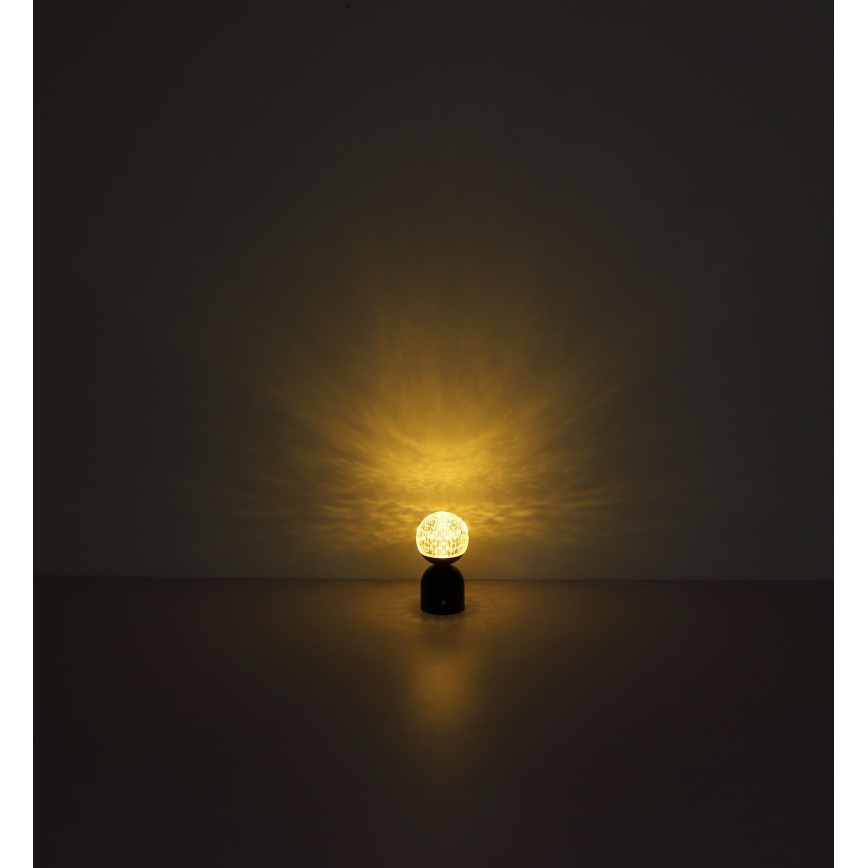 Globo - LED Димируема сензорна настолна лампа LED/2,5W/3,7V 2700/4000/6500K 1800 mAh USB черен