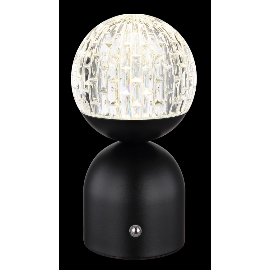 Globo - LED Димируема сензорна настолна лампа LED/2,5W/3,7V 2700/4000/6500K 1800 mAh USB черен