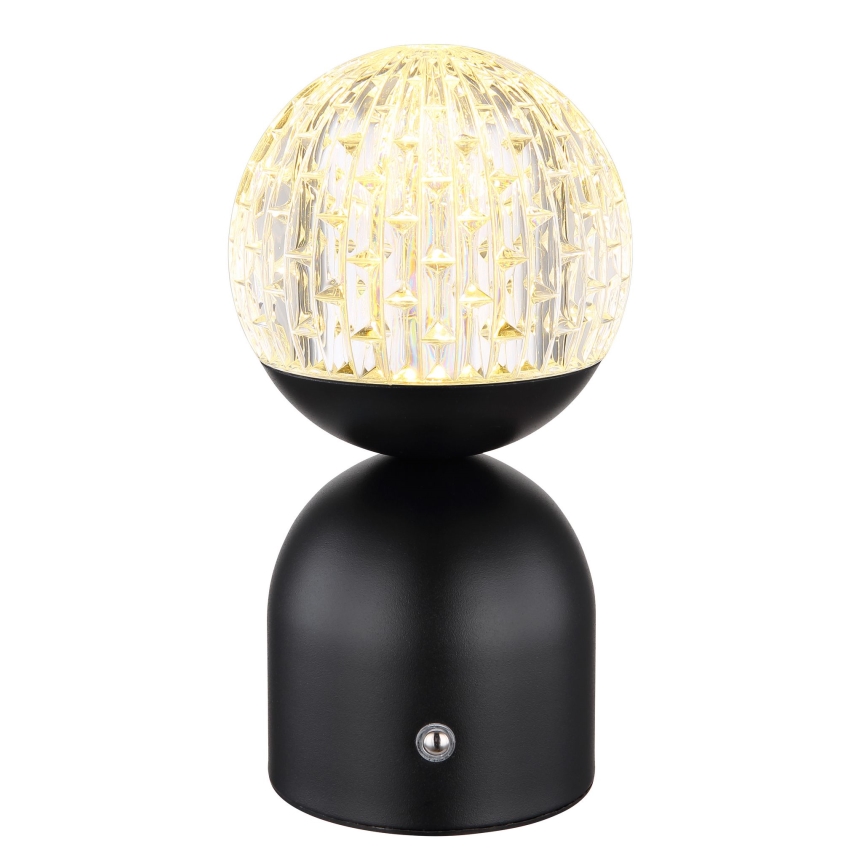Globo - LED Димируема сензорна настолна лампа LED/2,5W/3,7V 2700/4000/6500K 1800 mAh USB черен