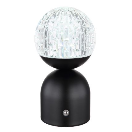Globo - LED Димируема сензорна настолна лампа LED/2,5W/3,7V 2700/4000/6500K 1800 mAh USB черен
