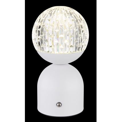 Globo - LED регулируема настолна лампа с докосване LED/2,5W/3,7V 2700/4000/6500K 1800 mAh USB бяла