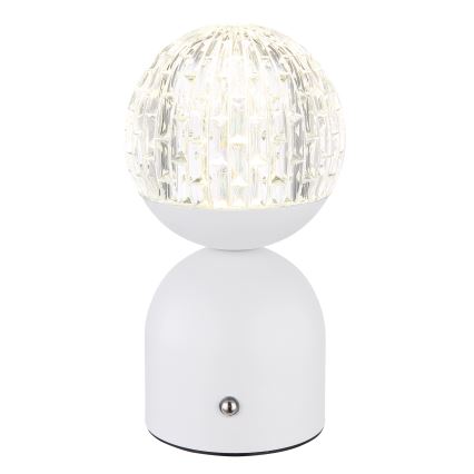 Globo - LED регулируема настолна лампа с докосване LED/2,5W/3,7V 2700/4000/6500K 1800 mAh USB бяла
