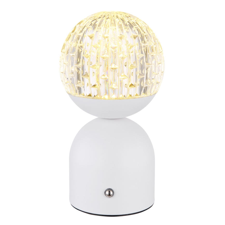Globo - LED регулируема настолна лампа с докосване LED/2,5W/3,7V 2700/4000/6500K 1800 mAh USB бяла
