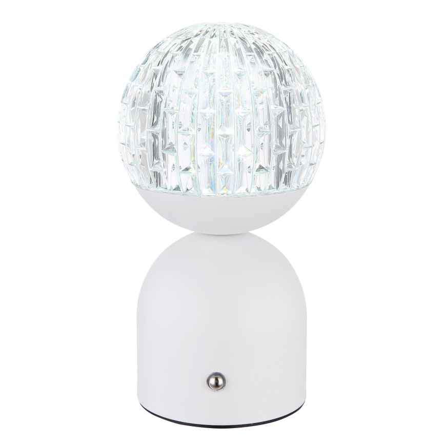 Globo - LED регулируема настолна лампа с докосване LED/2,5W/3,7V 2700/4000/6500K 1800 mAh USB бяла