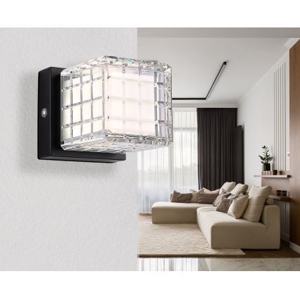 Globo - LED Димируема сензорна настолна лампа LED/2,5W/3,7V 2700K/4000K/6500K 1800 mAh USB черен