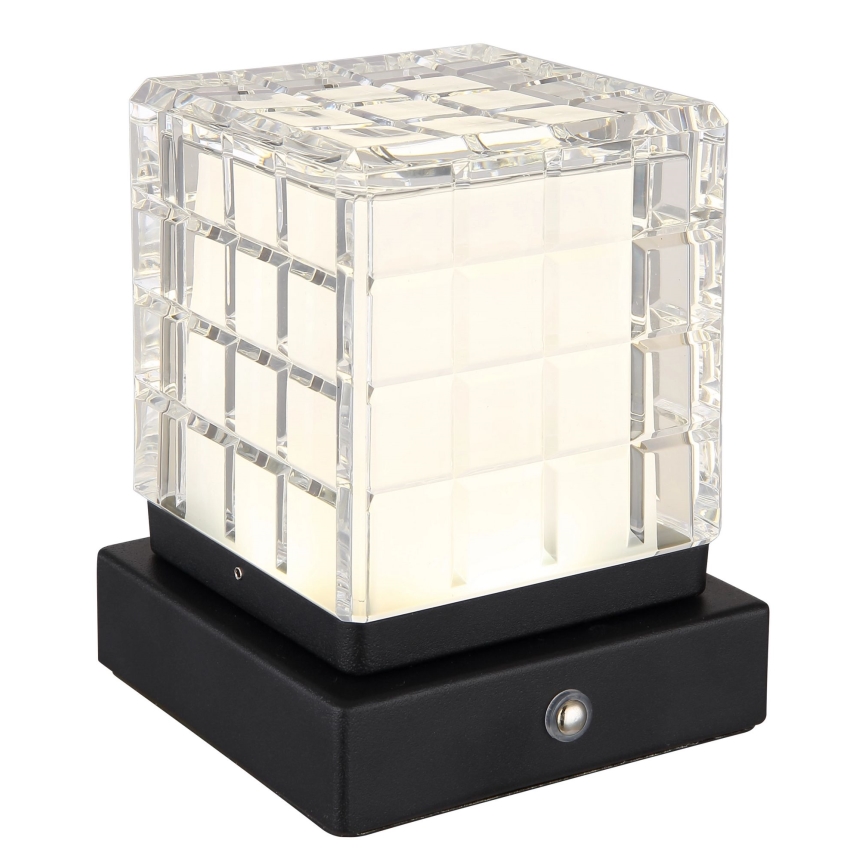 Globo - LED Димируема сензорна настолна лампа LED/2,5W/3,7V 2700K/4000K/6500K 1800 mAh USB черен