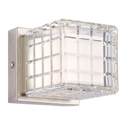 Globo - LED Димируема сензорна настолна лампа LED/2,5W/3,7V 2700K/4000K/6500K 1800 mAh USB матов хром