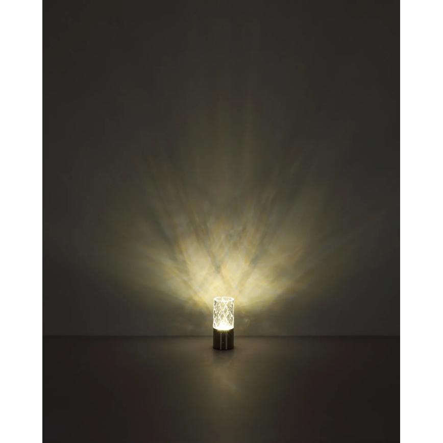 Globo - LED Димируема сензорна настолна лампа LED/2,5W/3,7V 2700K/4000K/6500K 1800 mAh USB черен
