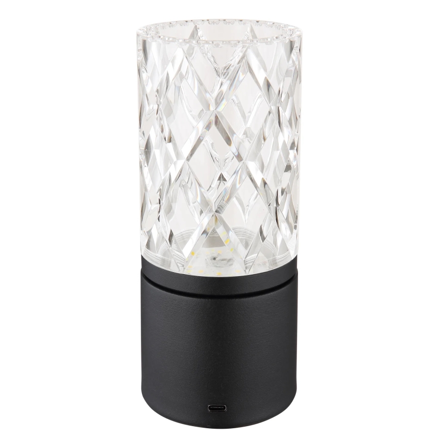 Globo - LED Димируема сензорна настолна лампа LED/2,5W/3,7V 2700K/4000K/6500K 1800 mAh USB черен