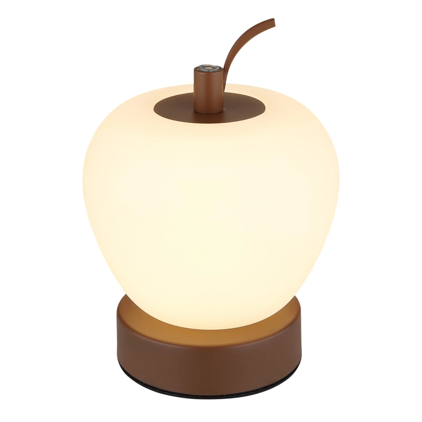 Globo - LED Димируема сензорна настолна лампа LED/2W/3,7V 2700K/4000K/6500K 1200 mAh USB кафяв