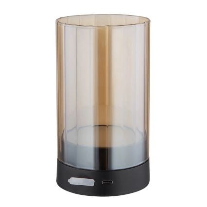 Globo - LED Екстериорна димируема акумулаторна сензорна настолна лампа LED/2W/3,7V 2700/4000/6500K 1200mAh IP44 бежов