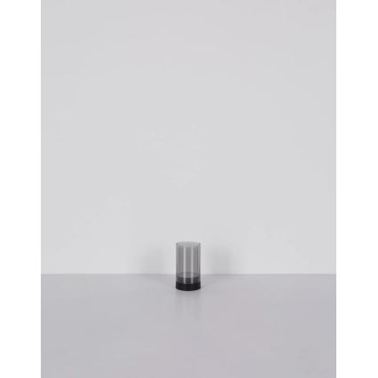 Globo - LED Екстериорна димируема акумулаторна сензорна настолна лампа LED/2W/3,7V 2700/4000/6500K 1200mAh IP44 сив