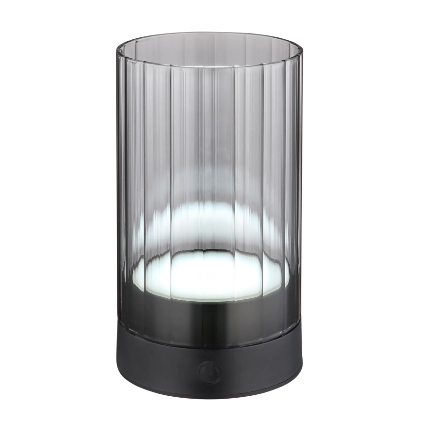 Globo - LED Екстериорна димируема акумулаторна сензорна настолна лампа LED/2W/3,7V 2700/4000/6500K 1200mAh IP44 сив