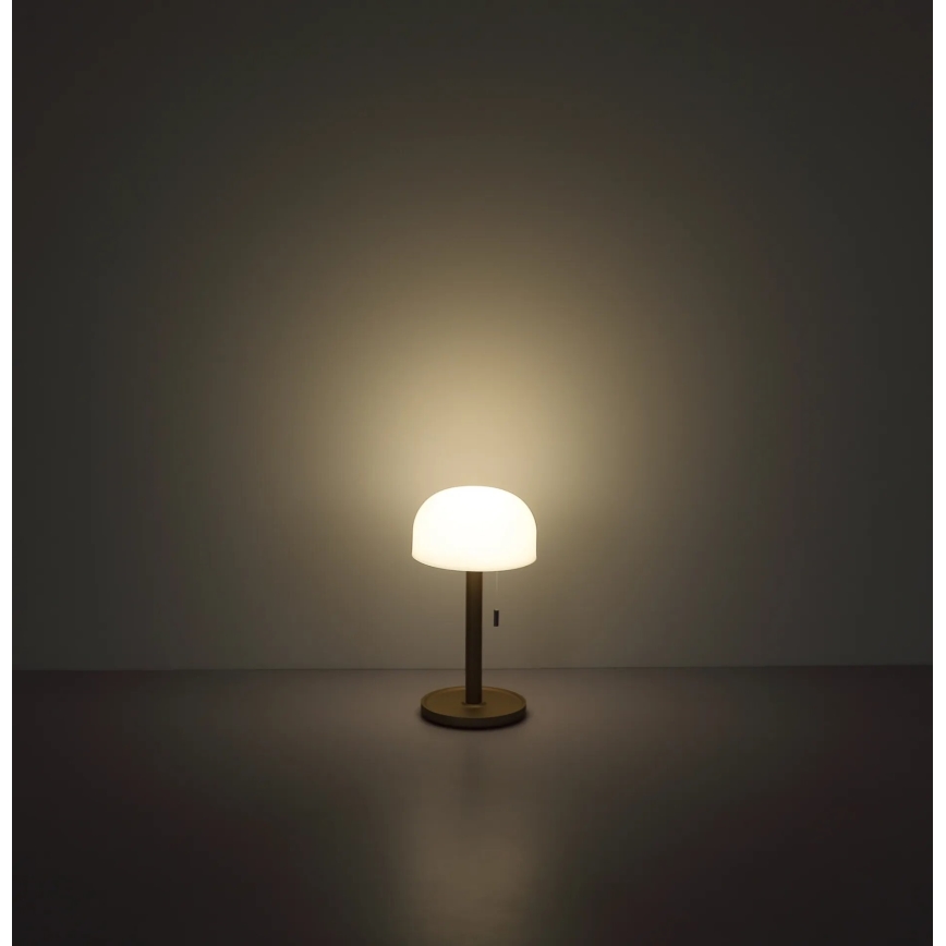 Globo - LED Акумулаторен настолна лампа LED/1,5W/3,7V 3000/4200/6000K 1800mAh кафяв