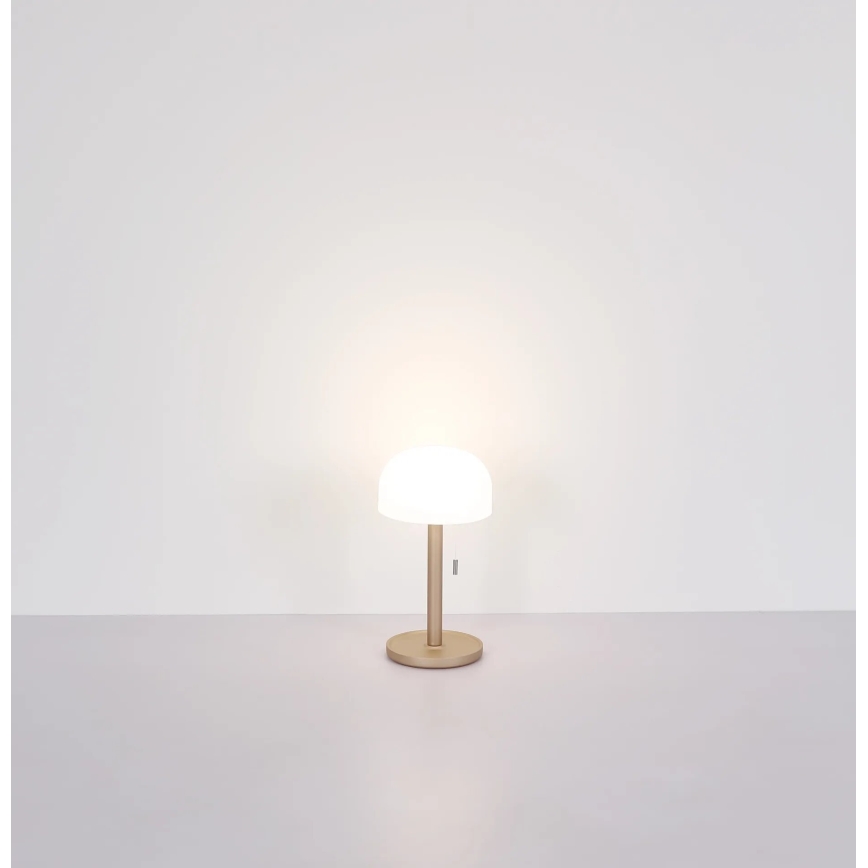 Globo - LED Акумулаторен настолна лампа LED/1,5W/3,7V 3000/4200/6000K 1800mAh кафяв