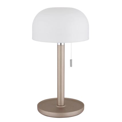 Globo - LED Акумулаторен настолна лампа LED/1,5W/3,7V 3000/4200/6000K 1800mAh кафяв