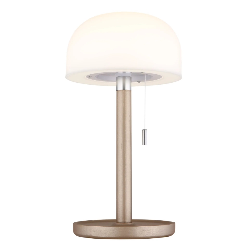 Globo - LED Акумулаторен настолна лампа LED/1,5W/3,7V 3000/4200/6000K 1800mAh кафяв