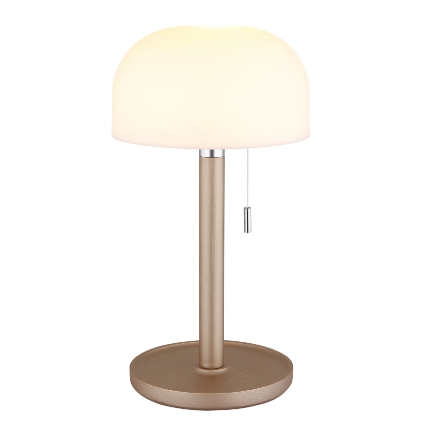 Globo - LED Акумулаторен настолна лампа LED/1,5W/3,7V 3000/4200/6000K 1800mAh кафяв