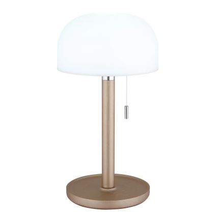 Globo - LED Акумулаторен настолна лампа LED/1,5W/3,7V 3000/4200/6000K 1800mAh кафяв