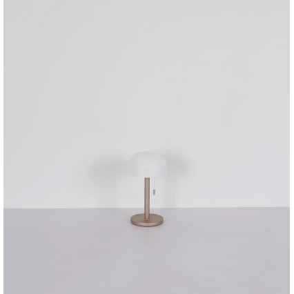 Globo - LED презареждаема настолна лампа LED/1,5W/3,7V 3000/4200/6000K 1800mAh кафява