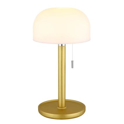 Globo - LED Акумулаторен настолна лампа LED/1,5W/3,7V 3000/4200/6000K 1800mAh месинг