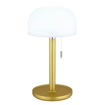 Globo - LED Акумулаторен настолна лампа LED/1,5W/3,7V 3000/4200/6000K 1800mAh месинг