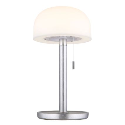 Globo - LED Акумулаторен настолна лампа LED/1,5W/3,7V 3000/4200/6000K 1800mAh сребрист