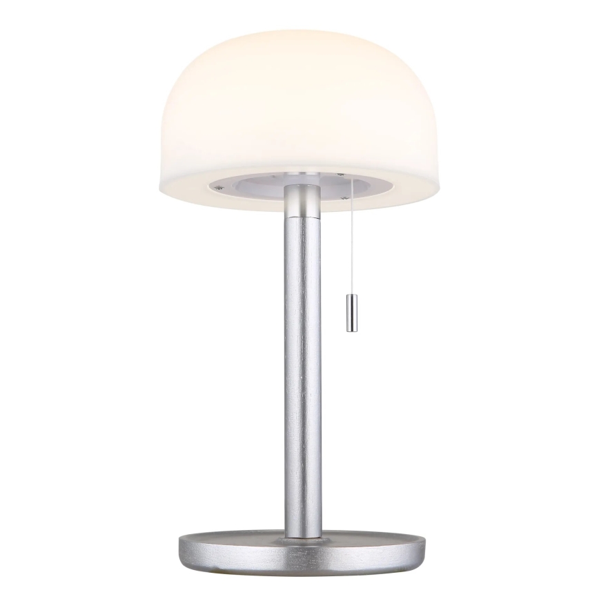 Globo - LED Акумулаторен настолна лампа LED/1,5W/3,7V 3000/4200/6000K 1800mAh сребрист
