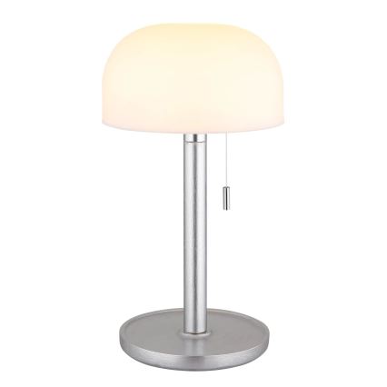 Globo - LED Акумулаторен настолна лампа LED/1,5W/3,7V 3000/4200/6000K 1800mAh сребрист