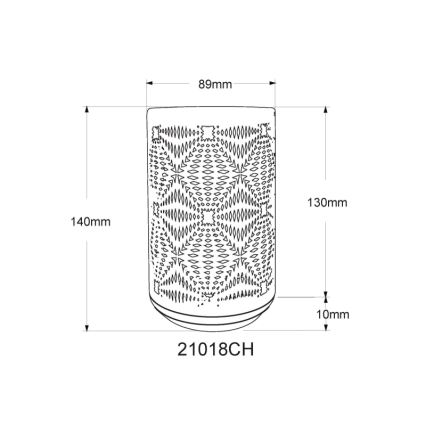 Globo - LED RGB докосваема презареждаща се настолна лампа LED/1W/5V 500 mAh кафява