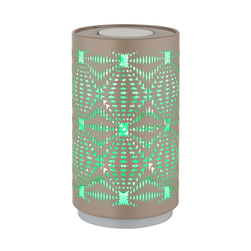 Globo - LED RGB Сензорен акумулаторен настолна лампа LED/1W/5V 500 mAh кафяв