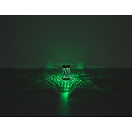 Globo - LED RGB Сензорен акумулаторен настолна лампа LED/1W/5V 500 mAh кафяв
